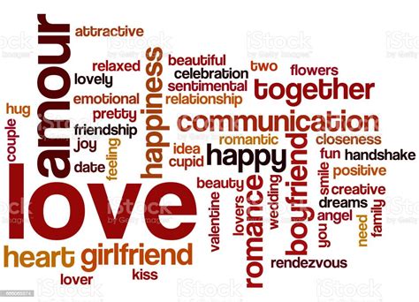 Love Word Cloud Concept 4 Stock Illustration Download Image Now