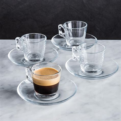 Enjoy A Perfect Cup Of Espresso In A Set Of Modern Colour Your Home Coffeebar Glass Espresso