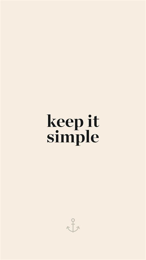 Keep It Simple Minimal Iphone 6 Hd Wallpaper With Images Words