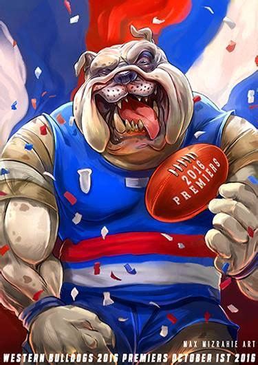 Pin By Andrew Breeden On Premiership Posters Bulldog Pics Bulldog