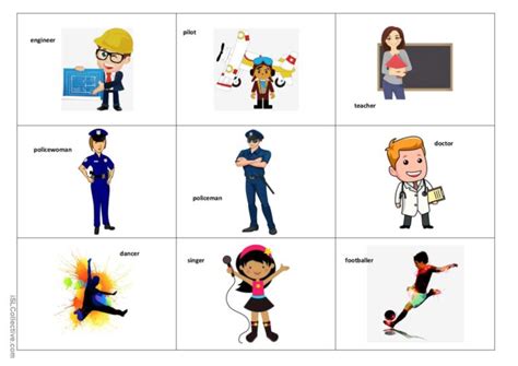 Professions Flashcards Vocabulary F English Esl Worksheets Pdf And Doc