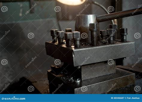 The Old Machine Parts Stock Image Image Of Machine Control 40346687