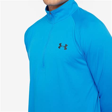 Under Armour Tech 20 12 Zip Electric Blueblack Mens Clothing