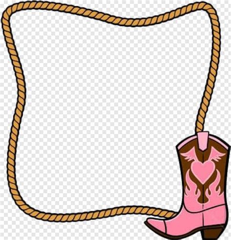 Rope Frame Western Rope Border Clipart Png Download 423x439