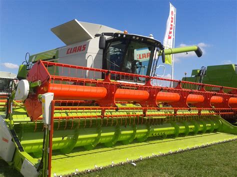 Claas Combine Harvester At Innov Agri 2014 Used Equipment Farm