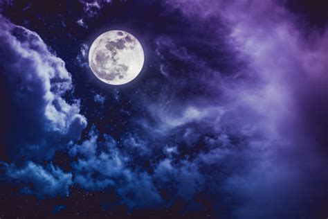 Royalty Free Full Moon Backgrounds Moonlight Purple