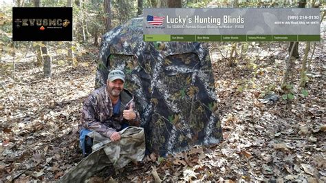 Luckys Hunting Blinds 2 Man Gun Blind Made In Usa Setup And Review The