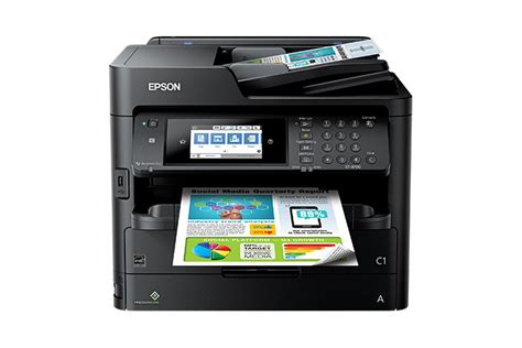 Use the disk drive to insert the epson printer cd which came with the printer by opening it and pushing it back. WorkForce Pro ET-8700 EcoTank All-in-One Supertank Printer ...