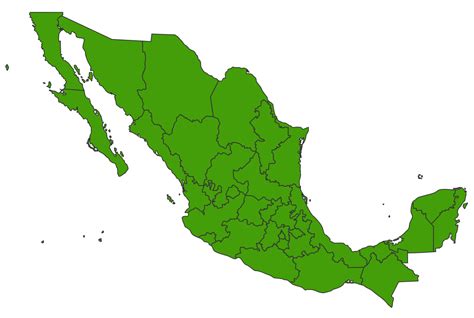 Mexico Map Clipart Full Size Clipart 5797699 Pinclipart Images And