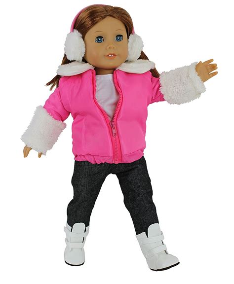 Warm Winter Doll Clothes For American Girl Dolls