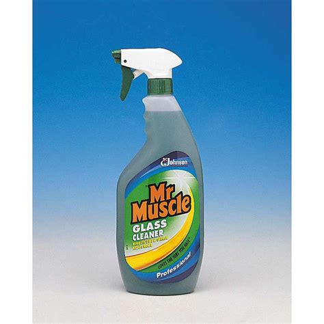 Finely processed healthy scientific formula kitchen or bathroom drain cleaner. Mr Muscle Glass Cleaner 750ml