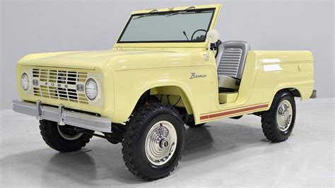 Daily Slideshow 1966 Ford Bronco U13 Is One Rare Roadster Ford Trucks