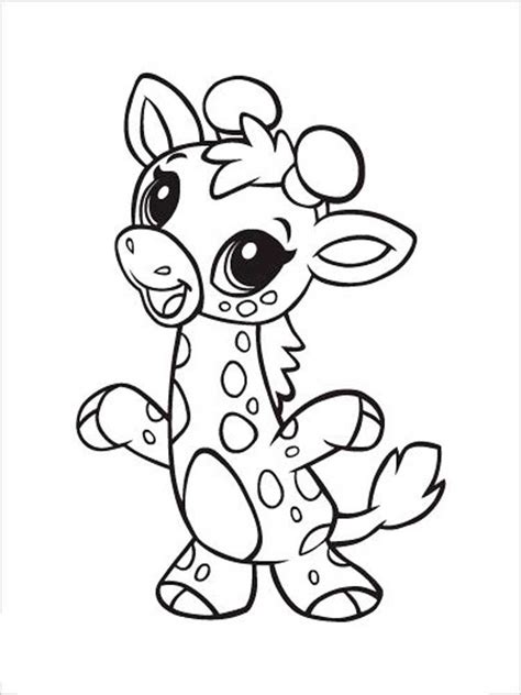 Free Cute Animal Coloring Pages Download And Print Cute Animal