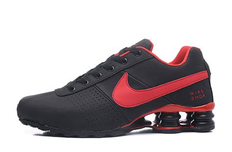 Nike Air Shox Deliver 809 Men Running Shoes Black Red Sepcleat