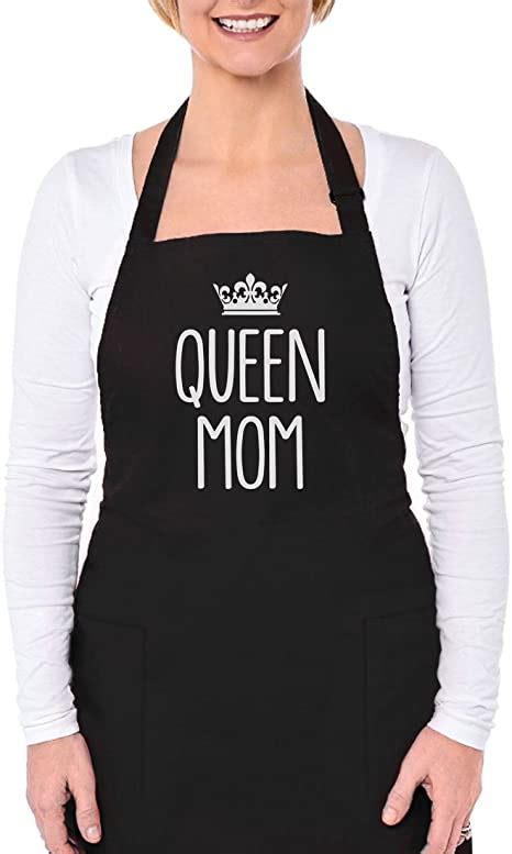 Mommy Apron Kitchen Apron T A Title Just Above Queen Mom Apron