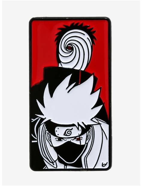 Naruto Shippuden Kakashi Obito Enamel Pin Hot Topic