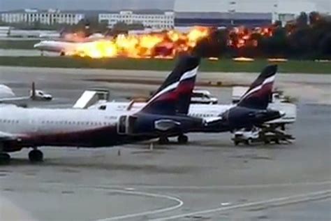 At Least 40 Dead In Russian Planes Fiery Emergency Landing