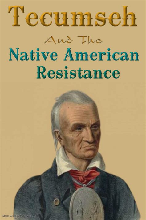 Tecumseh And The Native American Resistance By Unique World Publication