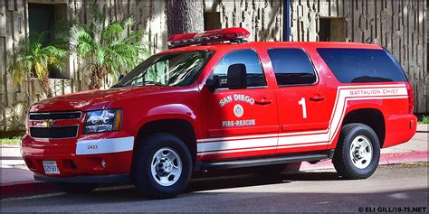 Ca San Diego Fire Department Command Car