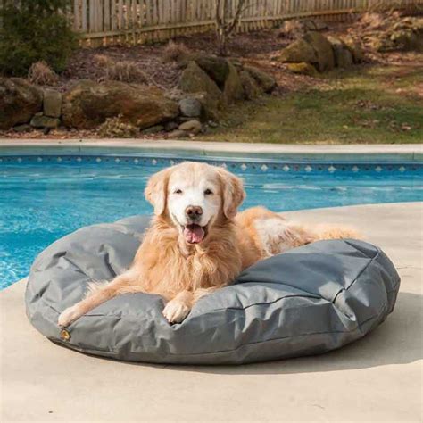 Snoozer Outdoor Waterproof Round Dog Bed Snoozer Uk