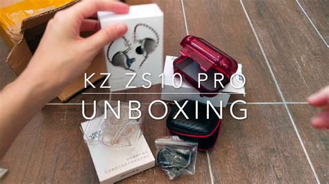 kz zs10 pro unboxing youtube