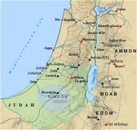A map for the land of judah, 740 b.c. The Royal Tribe of Judah