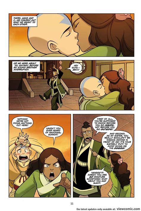 Avatar The Last Airbender The Promise Part 1 2012 View Comic Avatar The Last