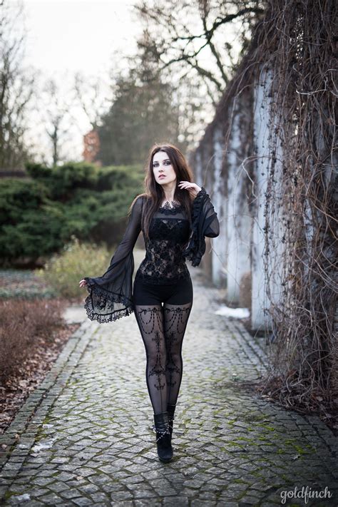 Womens Translucent Lace Vintage Top Gothic Outfits Fashion Gothic