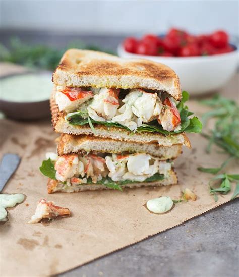 Green Goddess Lobster Sandwich Recipe Recipe Lobster Sandwich