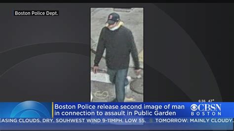 Boston Police Release Second Photo Of Man Wanted In Public Garden Sex Assault Youtube