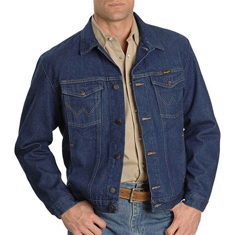 Wrangler Jean Jacket Blue Denim Stampede Tack And Western Wear