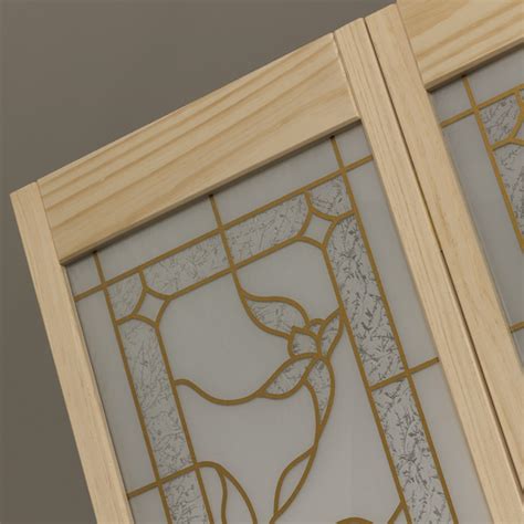 Tuscany Decorative Glass Bifold Door With Ivy Vine Design