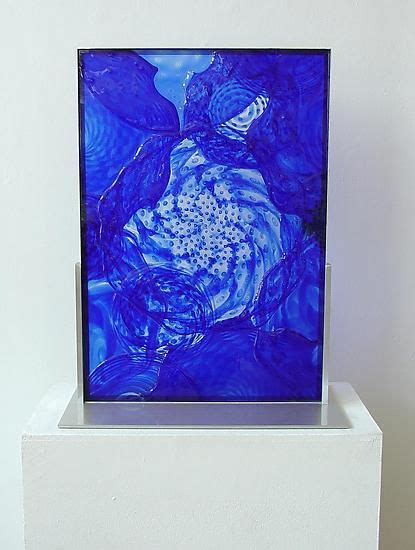 Blue Sun Dierk Van Keppel Art Glass Sculpture Artful Home Types Of Imagery Artist Profile