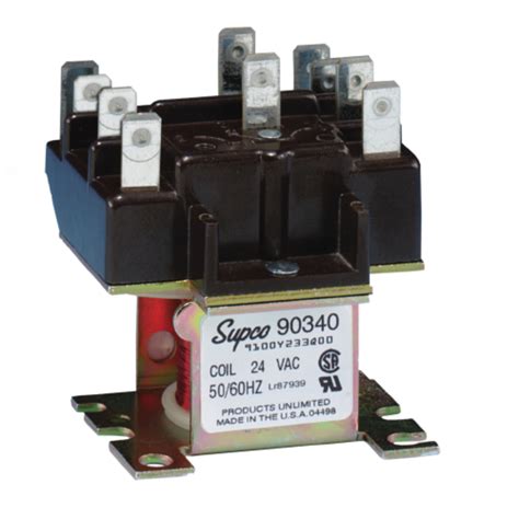 Supco 90340 Switching Fan Relay Double Pole Double Throw Hvacr Ebay