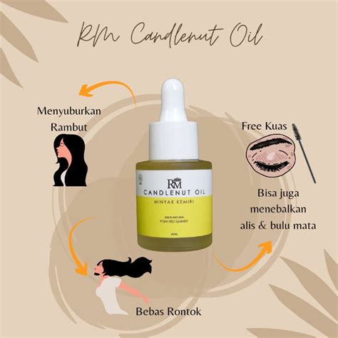 Jual Rm Candlenut Oil Traditional Hair Treatment Minyak Kemiri Murni