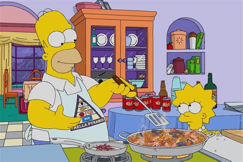 Polémica Por La Paella Que Cocina Homer En Un Capítulo De Los Simpson Series