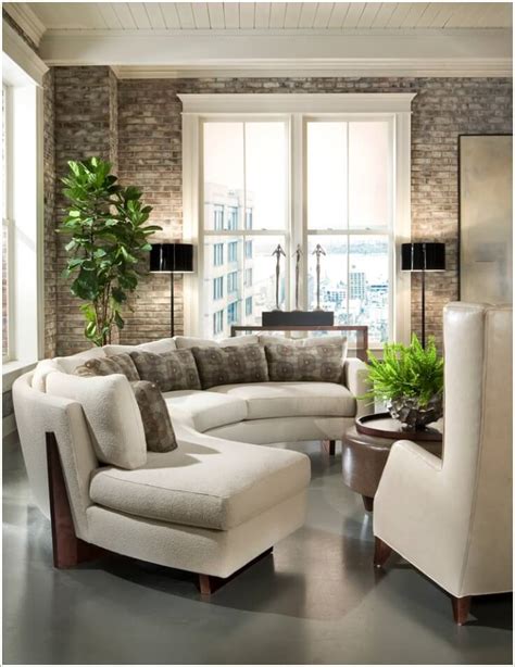 We think you'll see that a sectional couch could just be the one thing that your living room design has been missing! Curved Sectional Sofa Styling Ideas for Your Living Room