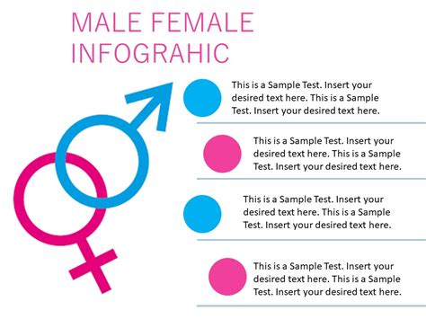 Male And Female Infographics Powerpoint Templates