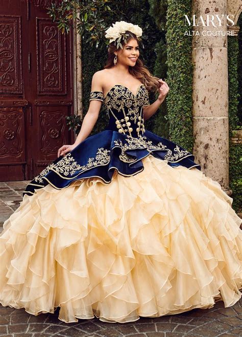 Velvet Charro Quinceanera Dress By Alta Couture Mq3037 Pretty