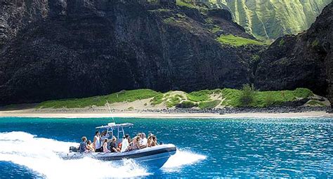 Kauai Rafting Zodiac Na Pali Raft Tours Capt Andys