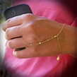Hand Chain Finger Bracelet with Beads » Gosia Meyer Jewelry | Finger ...