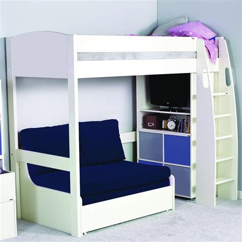 Single Bunk Bed With Sofa Underneath Baci Living Room