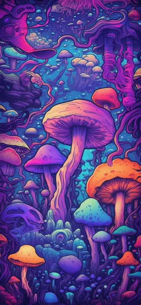 Colorful Trippy Mushrooms Wallpapers Colorful Trippy Wallpapers