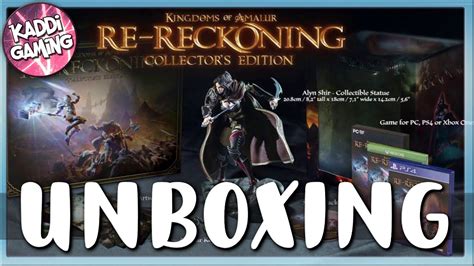 Kingdoms Of Amalur Re Reckoning Collectors Edition Unboxing Youtube
