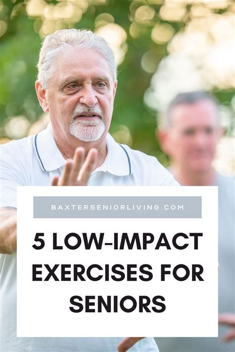 5 Low Impact Exercises For Seniors Low Impact Workout Senior Fitness