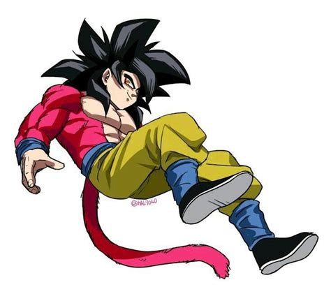 Goku Super Saiyajin 4 Fanart Personajes De Goku Personajes De