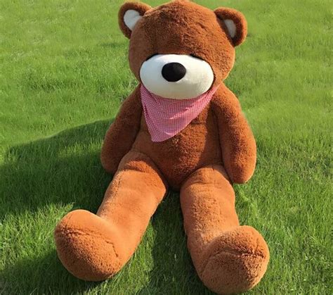 Joyfay 71 180cm Brown Giant Teddy Bear 18m Sleepy Huge Stuffed Plush Toy Big Bear Best T