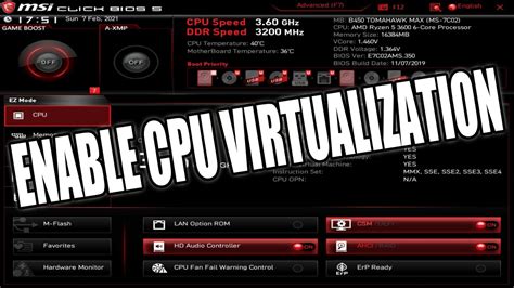 How To Enable Cpu Virtualization On Your Pc Or Laptop Tutorial Youtube