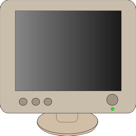 Lcd Flat Panel Monitor Clip Art 116564 Free Svg Download 4 Vector