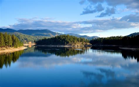 Wallpaper Landscape Lake Nature Reflection Sky Morning River